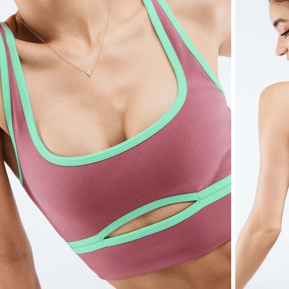 Fabletics Rylie SculptKnit Cut Out Front Bra - Picture 7 of 7